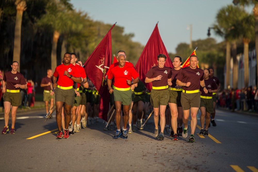 Motivation run pumps up Parris Island’s newest Marines