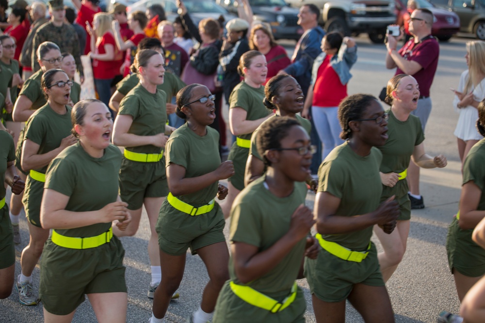 Motivation run pumps up Parris Island’s newest Marines