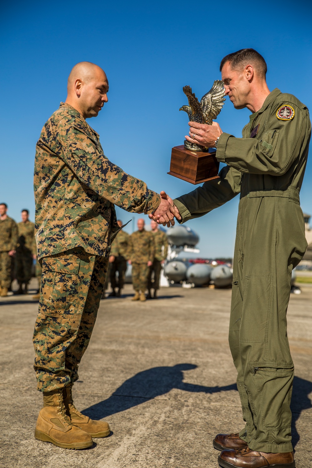 Striving for excellence: Marine awarded for leadership