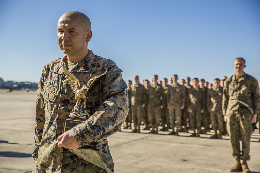 Striving for excellence: Marine awarded for leadership