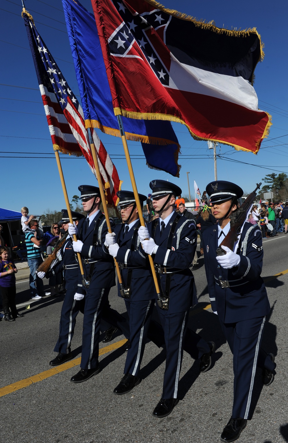Keesler participates in Mardi Gras festivities