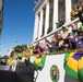 Keesler leadership attends local Mardi Gras parade