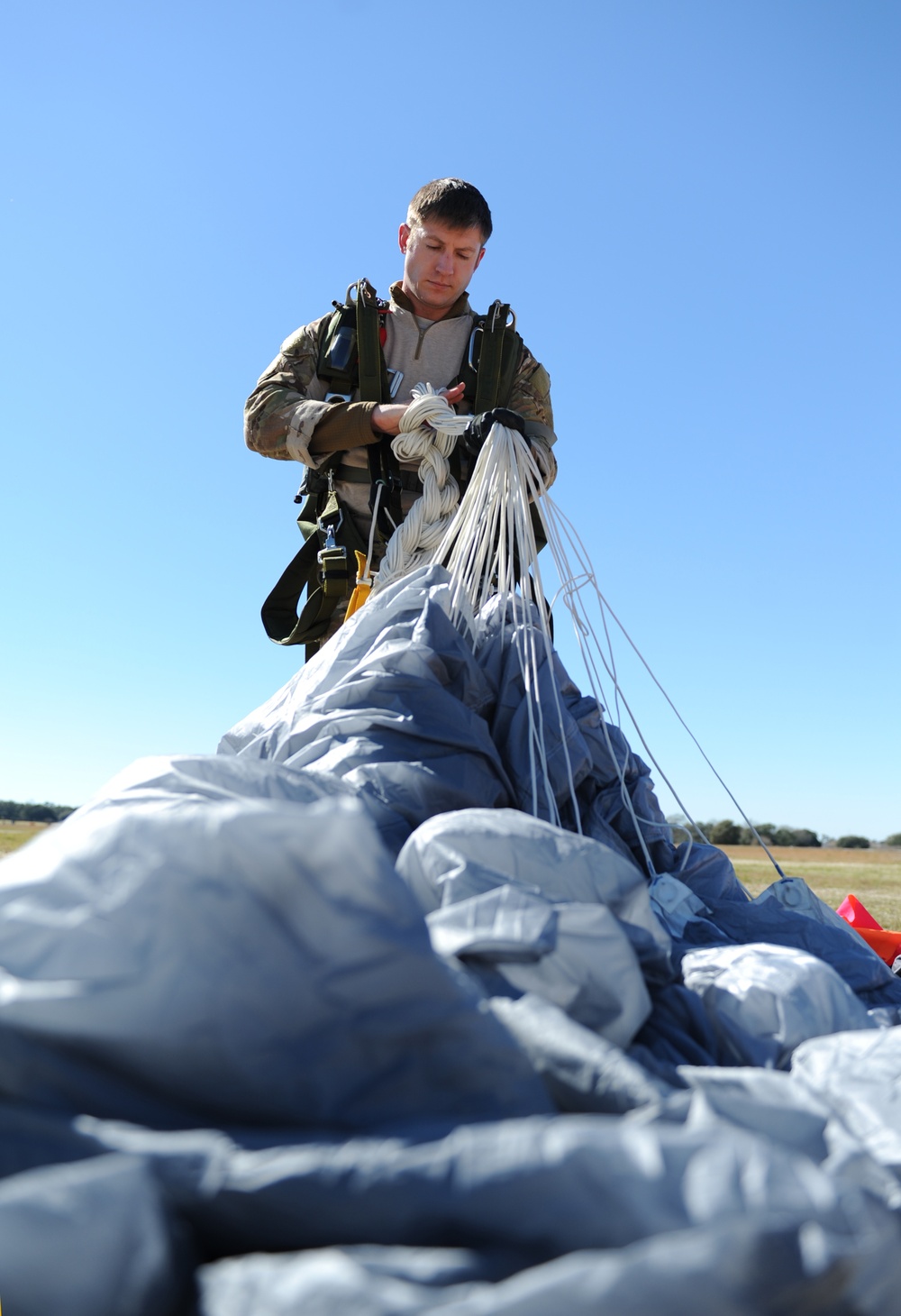 Landing safe: Battlefield Airmen perform training exercise