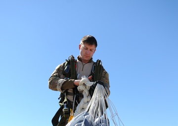 Landing safe: Battlefield Airmen perform training exercise