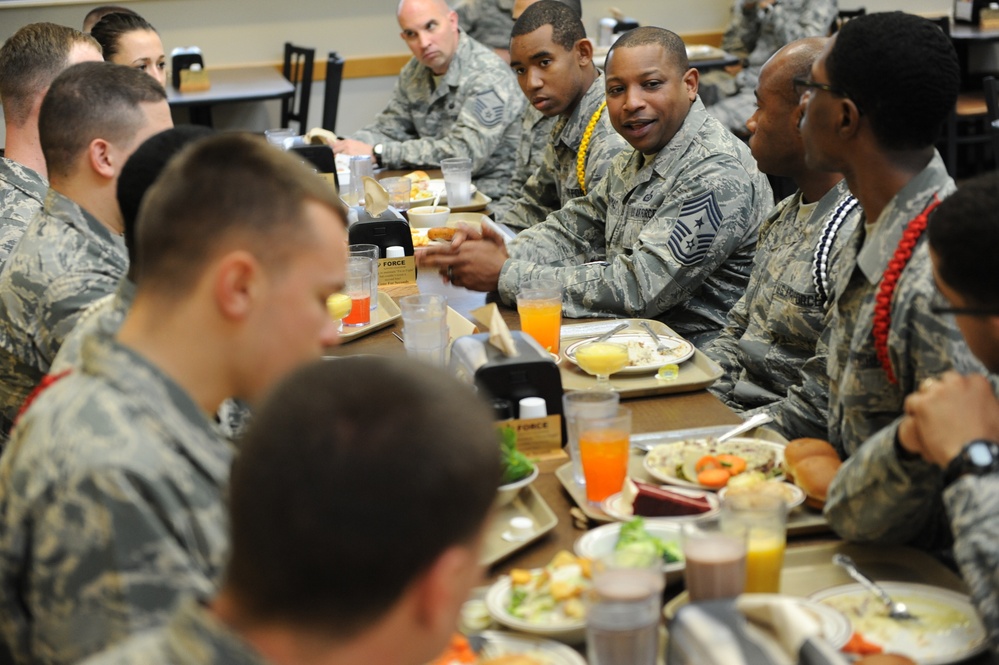 2AF command chief receives immersion tour