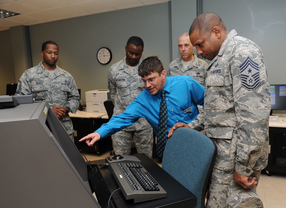 2AF command chief receives immersion tour