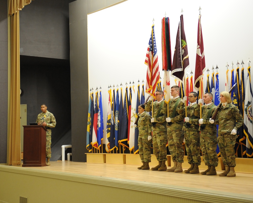 Western Regional Medical Command Casing of the Colors Ceremony