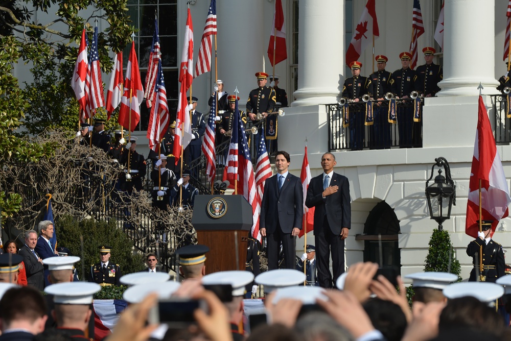 President Obama Welcomes Canadian Prime Minister Justin Trudeau to Washington D.C.