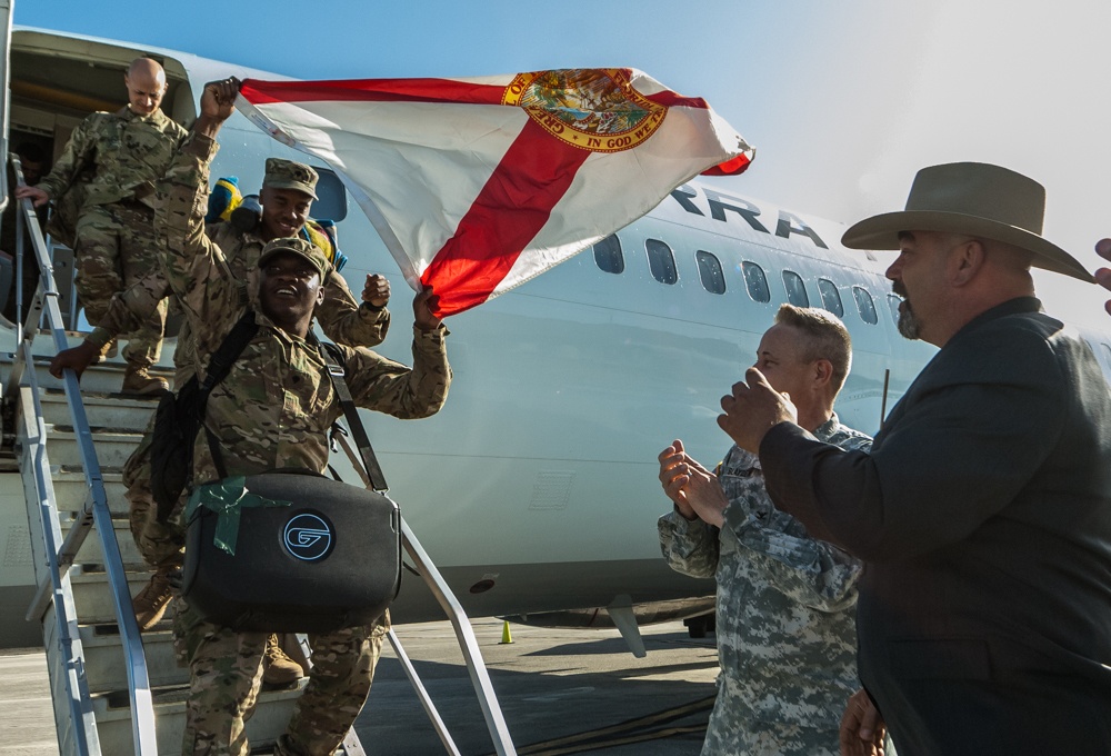 1-265th ADA returns home