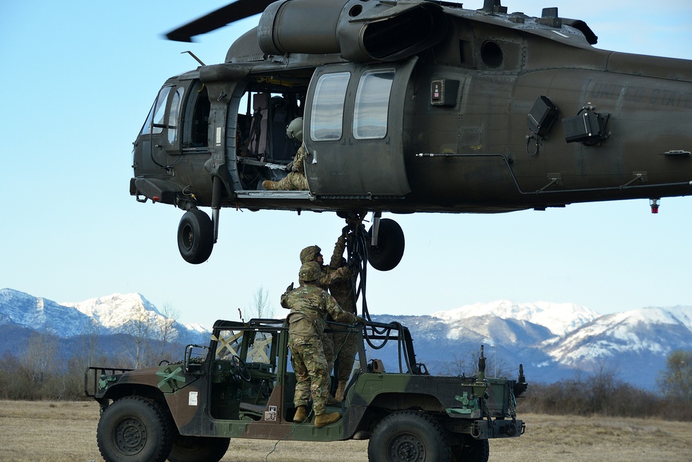 Sling load operation March 9, 2016