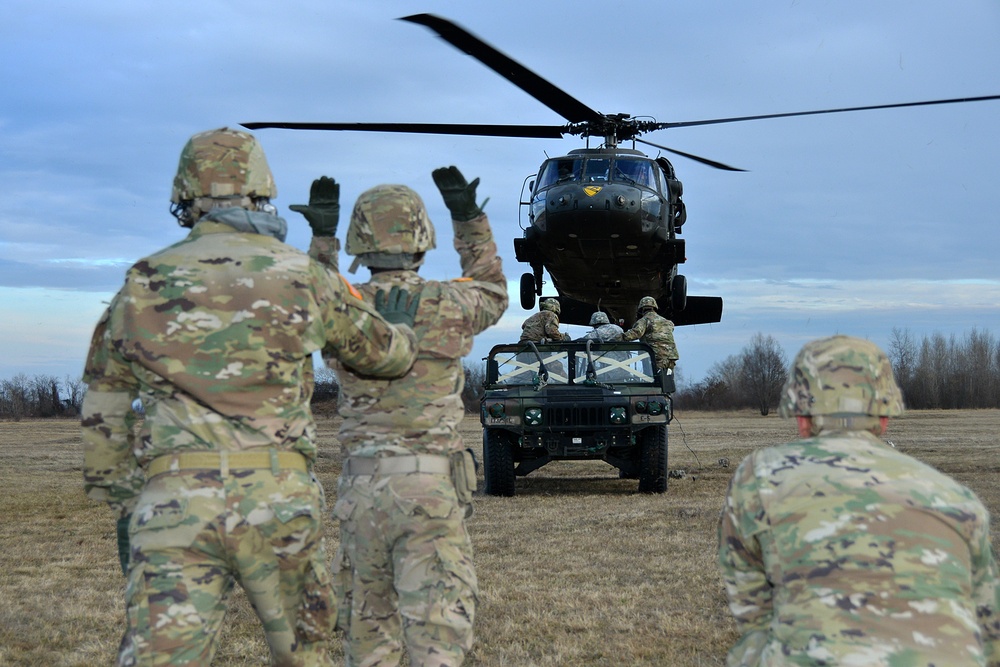 Sling load operation March 9, 2016