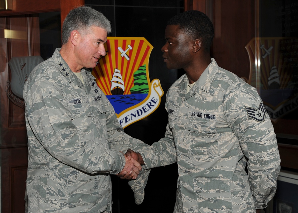 18th Air Force leadership visits MacDill