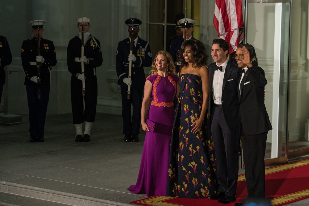 President, first lady hold State Dinner in honor of Canadian prime minister