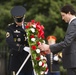 Prime Minister of Canada lays a wreath at the Tomb of the Unknown Soldier in Arlington National Cemetery