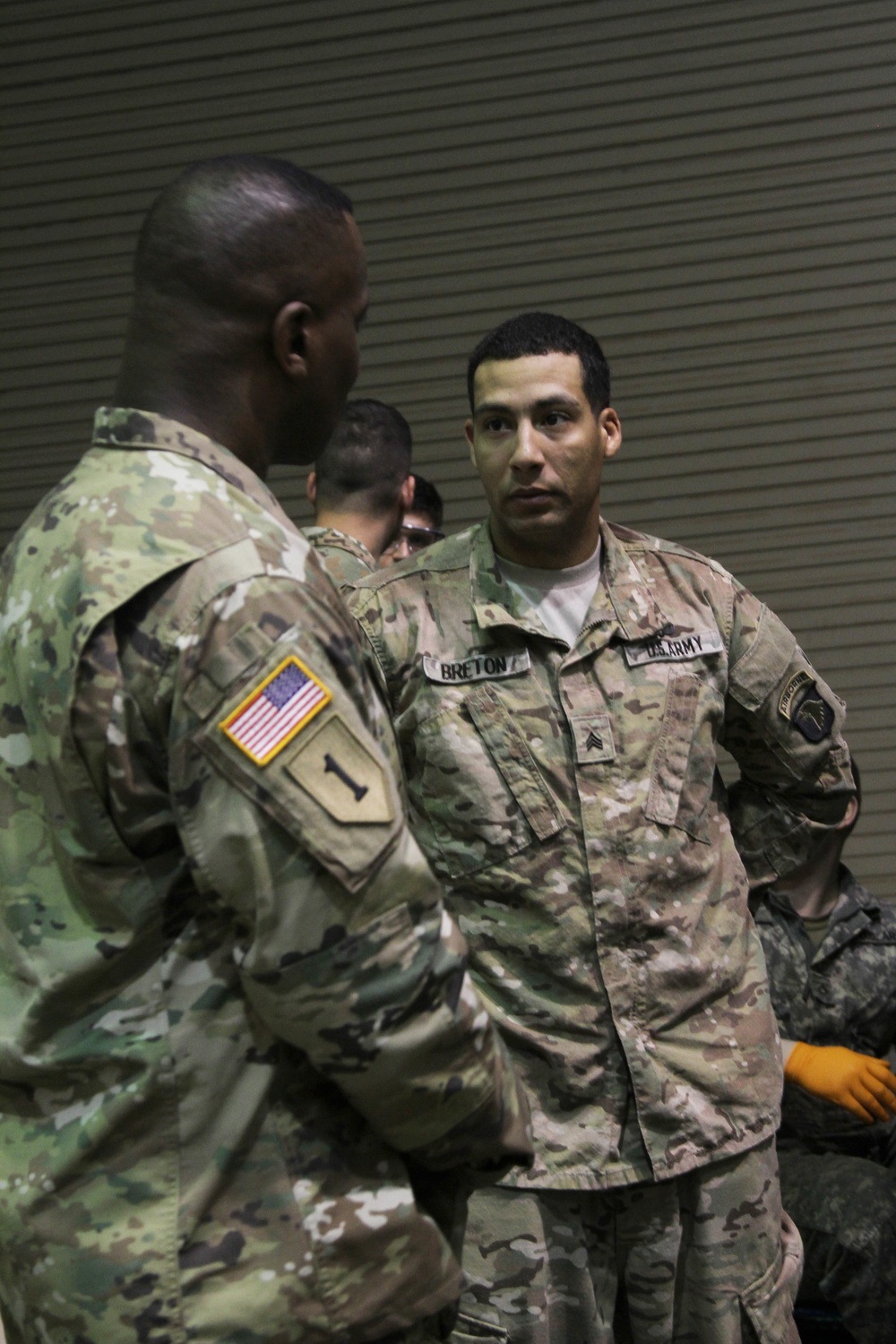 Ordnance command sergeant major visits 'Lifeliners'