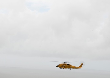 Centennial helicopter flies over Astoria