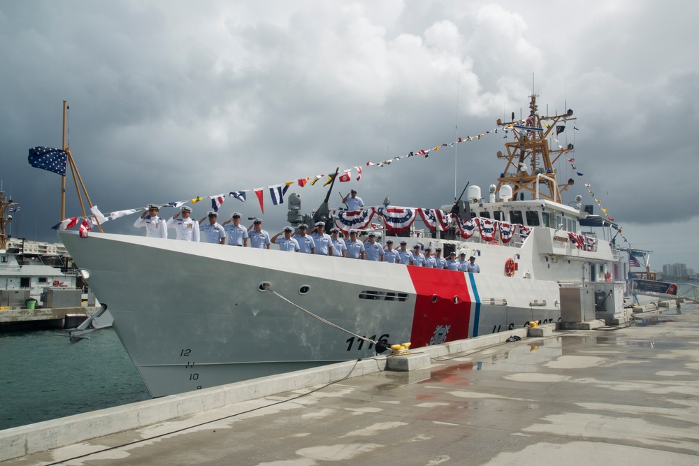 Coast Guard commissions 16th fast response cutter in San Juan, Puerto Rico