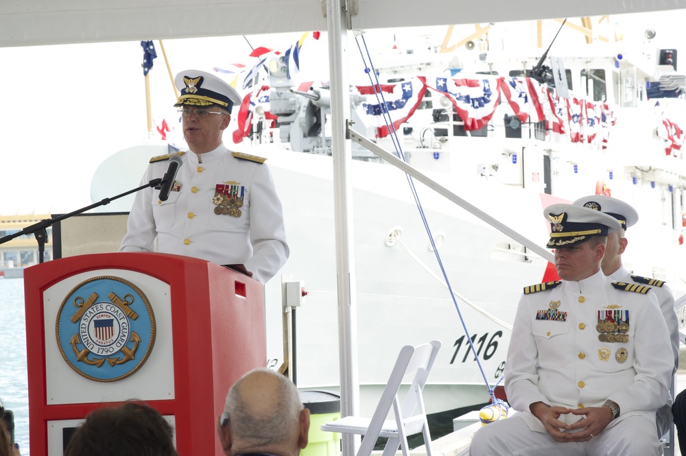 Coast Guard commissions 16th fast response cutter in San Juan, Puerto Rico