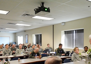 Airmen learn protocol