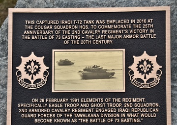 2CR commemorates the 25th anniversary of the Battle of 73 Easting