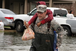 La. Guardsmen continue 24-hour rescues, flood operations