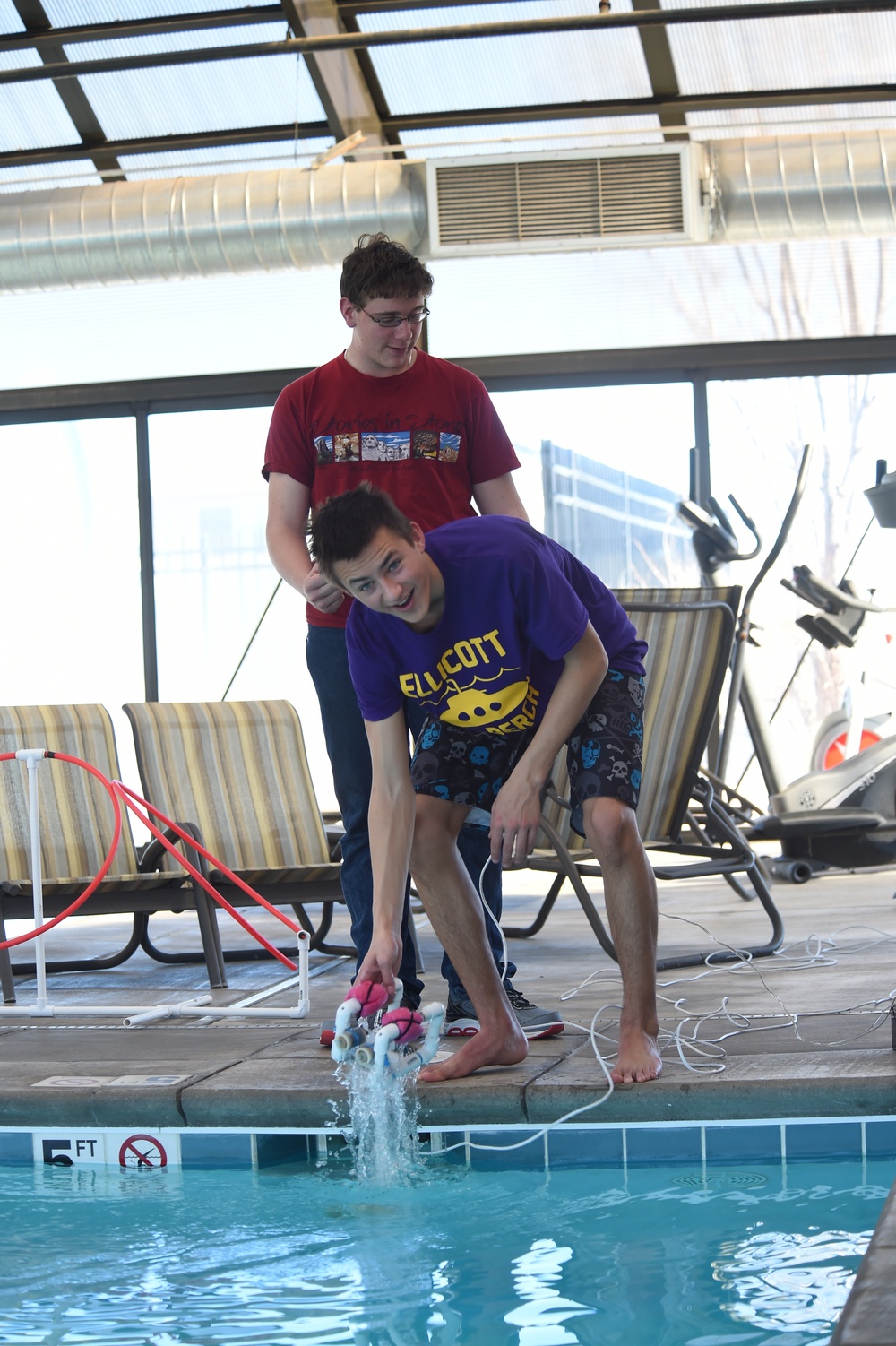Ellicott SeaPerch teams in top-5 at state competition