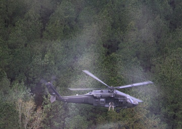 National Guard assists flood fight with Black Hawk rescue