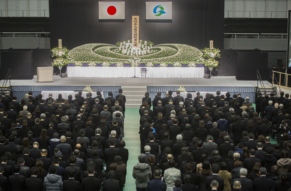 Marine Corps helps Kesennuma City remember the Great East Japan Earthquake