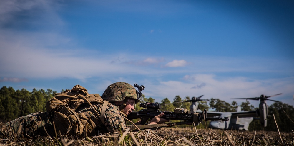 2nd CEB, VMM-365 conducts CASEVAC exercise