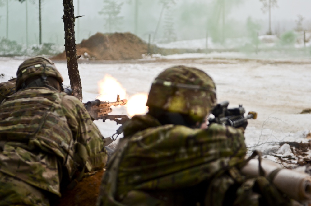 Iron Troop Rocks Estonia with Live Fire Exercise