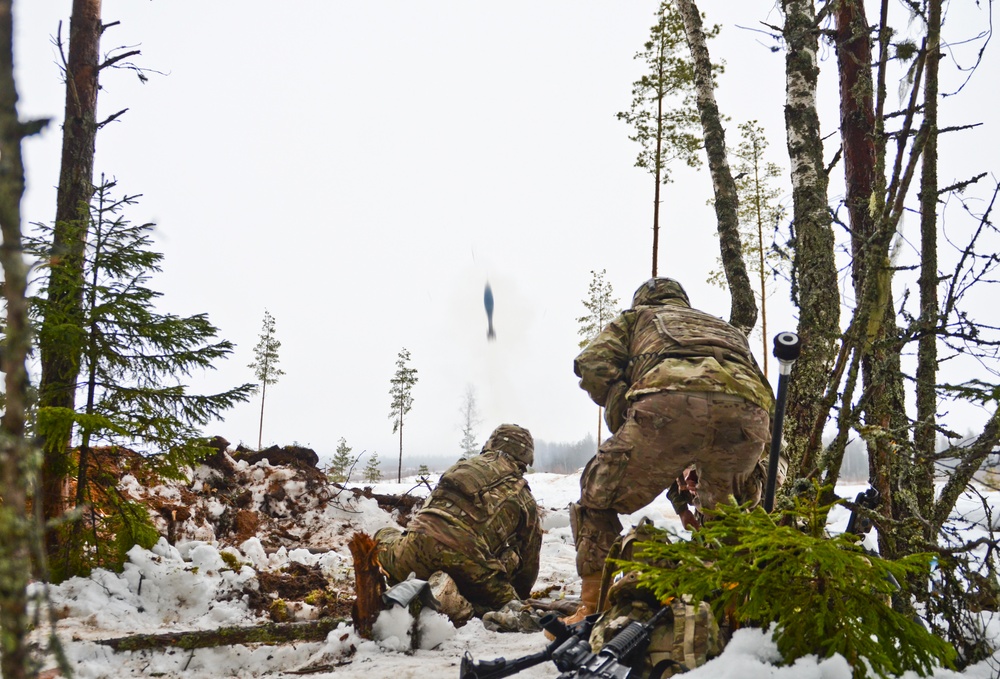 Iron Troop Rocks Estonia with Live Fire Exercise