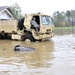 National Guard Soldiers assist with high water rescue