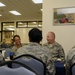 Command chief master sergeant of the Air National Guard visits the North Carolina Air National Guard Base