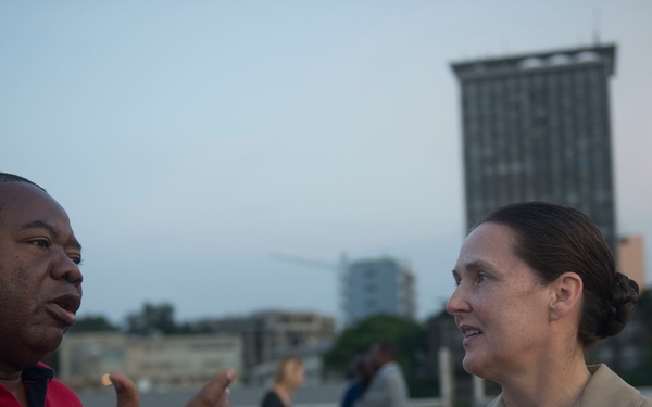 African Maritime Law Enforcement Partnership Cameroon closing ceremony