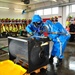 Ansbach Fire Department annual chemical suit training