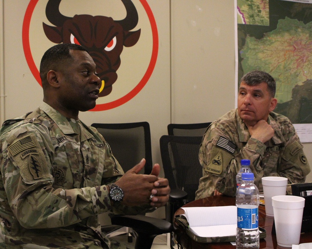 1TSC leaders focus on future sustainment operations in Afghanistan