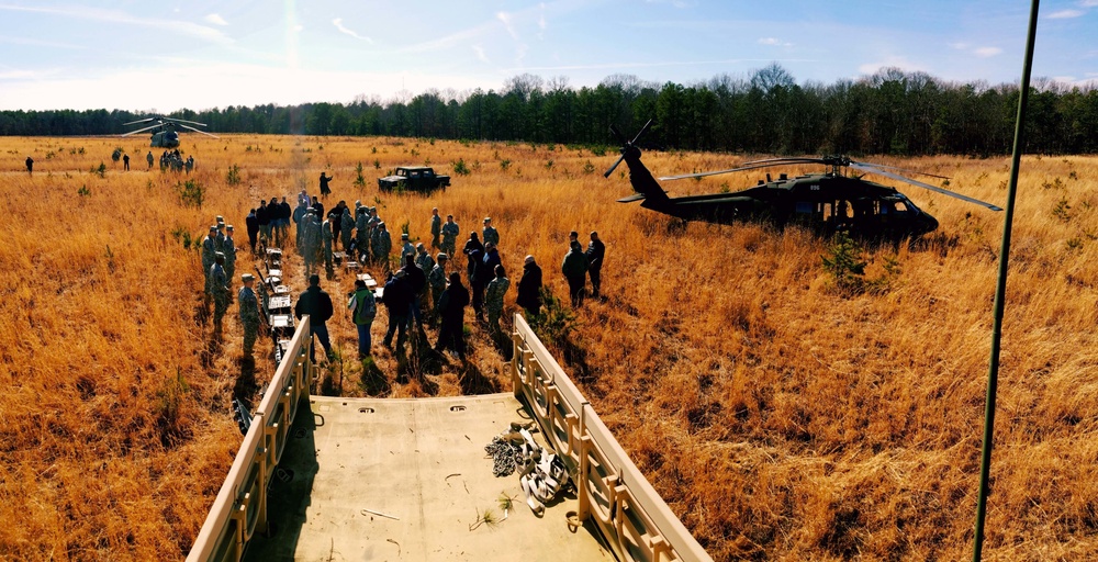 New York Army National Guard ESGR Boss Lift on Long Island