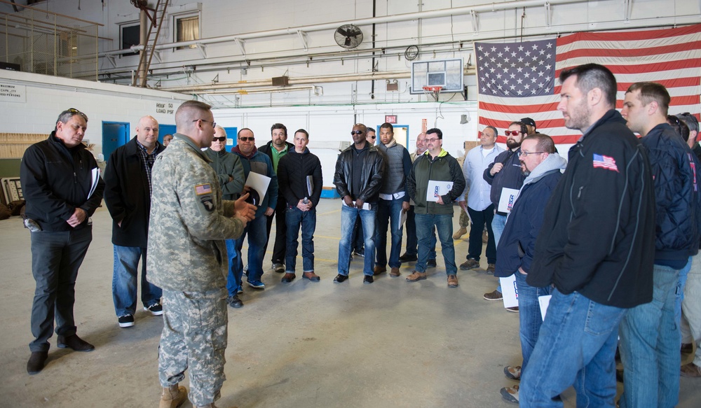 New York Army National Guard ESGR Boss Lift on Long Island