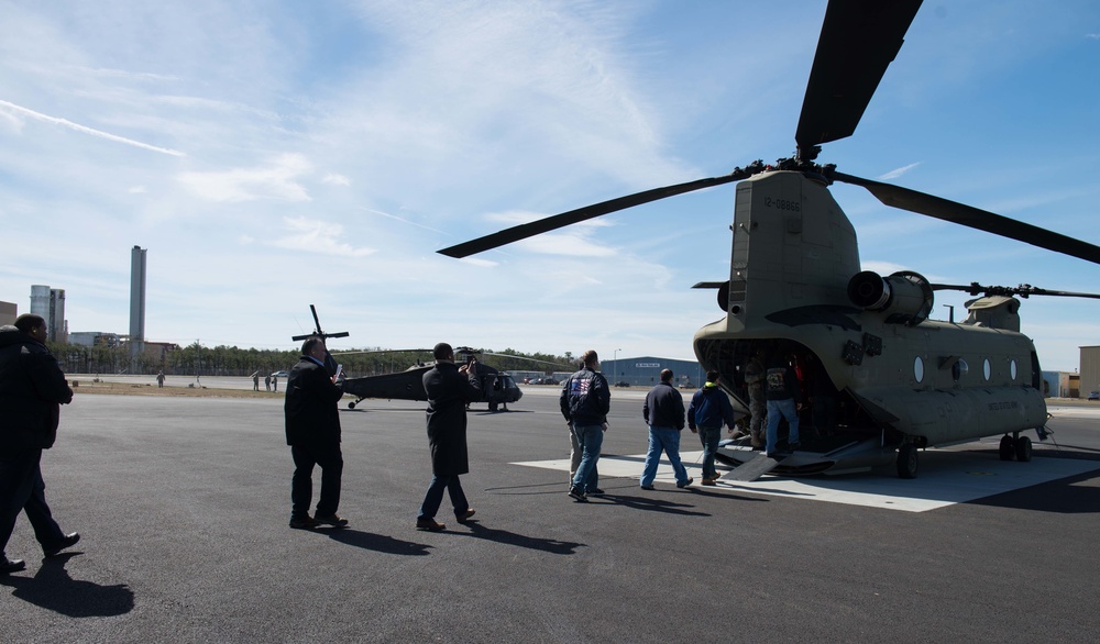 New York Army National Guard ESGR Boss Lift on Long Island