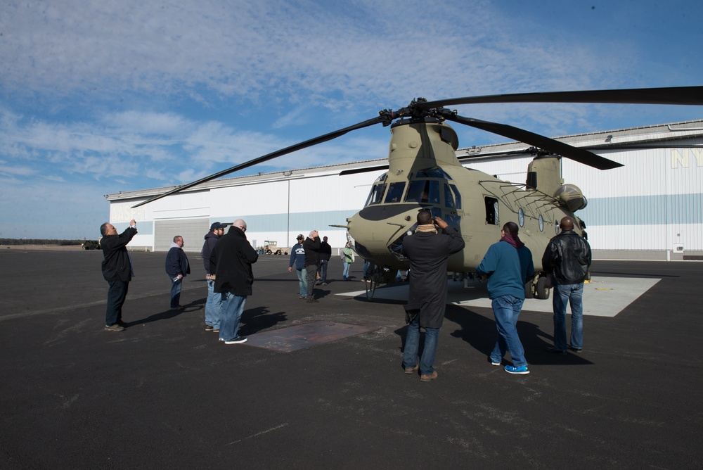 New York Army National Guard ESGR Boss Lift on Long Island