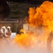 Reserve firefighters douse flames to complete annual training