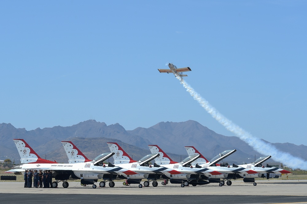 Thunder and Lightning over Arizona Open House 2016