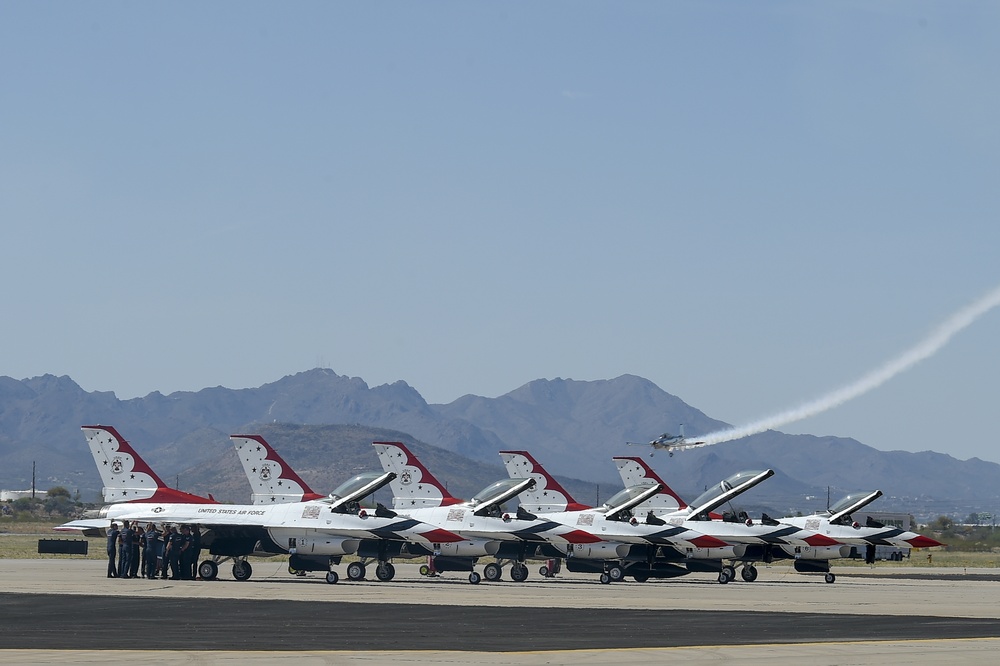 Thunder and Lightning over Arizona Open House 2016