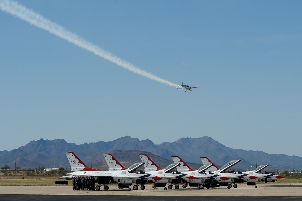 Thunder and Lightning over Arizona Open House 2016