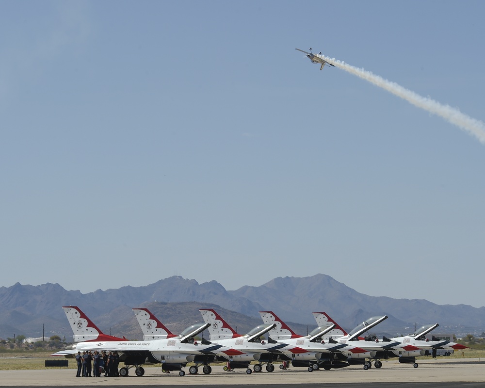 Thunder and Lightning over Arizona Open House 2016