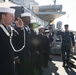 Commander, US Naval Forces Europe-Africa, arrives aboard USS Porter