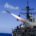 Harpoon missile live fire during Multi-Sail 2016