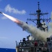 Harpoon missile live fire during Multi-Sail 2016