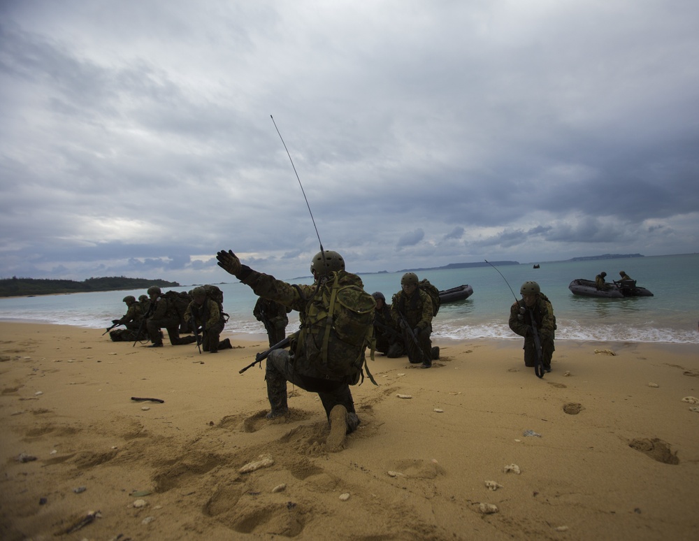 Marine, Japanese Forces Team Up For Amphibious Training