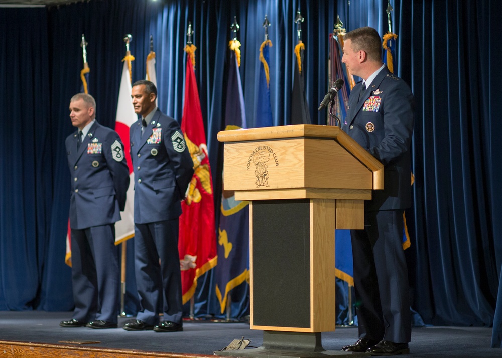 USFJ/5AF change of responsibility ceremony